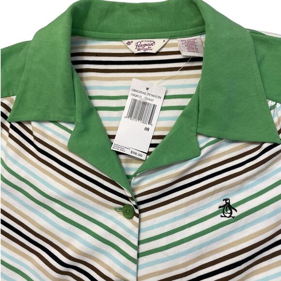 An Original Penguin by Munsingwear Striped Dress Size 8 Retro Golf Tennis NWT - Picture 10 of 12
